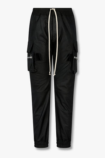 RICK OWENS [MEN] 매스토돈 카고 레더 밴딩 팬츠 | 신세계V