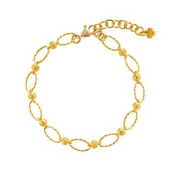 삼성금거래소 [삼성금거래소] 24K 순금 샤인컷 볼 링크 팔찌 7.5g | 신세계V