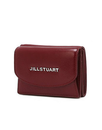 JILLSTUART NEW YORK WOMEN 질스튜어트 뉴욕 액세서리 [코코][지폐수납가능] 레드 로고 장식 소가죽 3단 반지갑  (JAWA6E541R2) | 신세계V