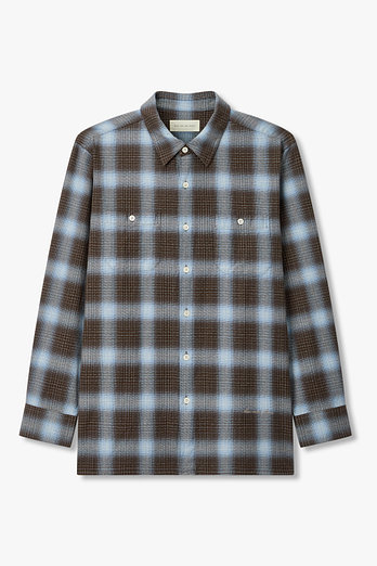 MAN ON THE BOON 플래드 위캔드 셔츠 | 신세계V