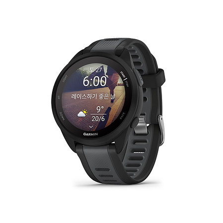 GARMIN(가민) 가민 포러너 165 블랙 슬레이트 GPS 스마트워치 | 신세계V