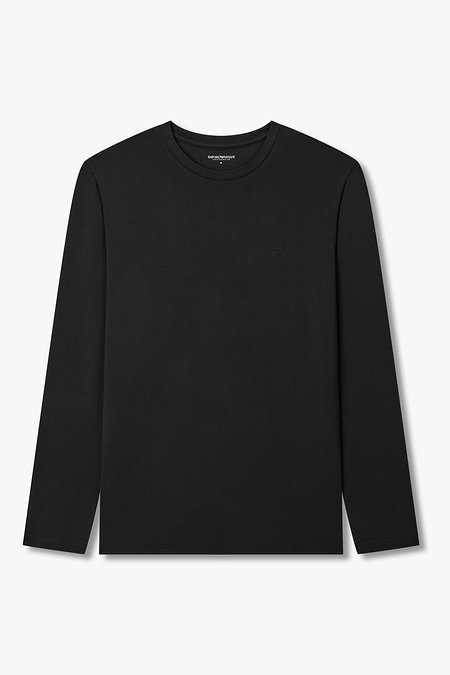 EMPORIO ARMANI UNDERWEAR 남성 레이온 블렌드 라운지 티셔츠 | 신세계V