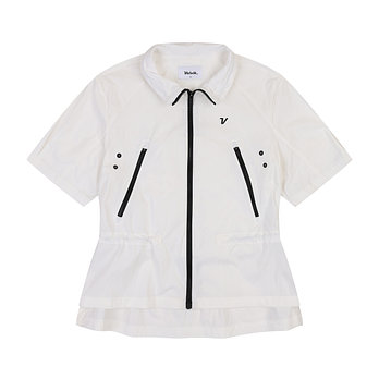 VOLVIK APPAREL 여성 골프 하프 후드 그램 점퍼 VLWBP331_OW | 신세계V