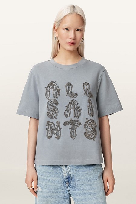 ALLSAINTS 올세인츠 엘라 엠브 리사 티 W136JE-10463 | 신세계V