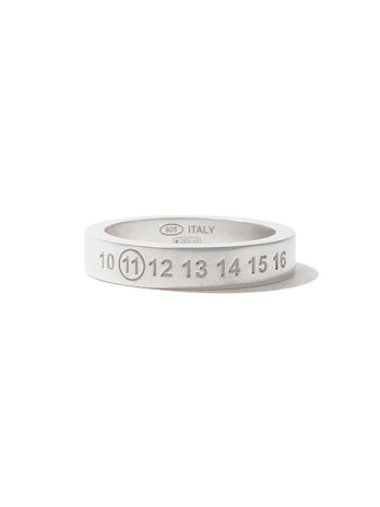 MAISON MARGIELA [MAISON MARGIELA] 26SS 뉴메리컬 4MM 링 실버 SM1UQ0119 P8863 101 | 신세계V