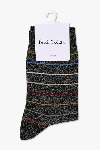 PAUL SMITH 여성 스트라이프 글리터 삭스 | 신세계V
