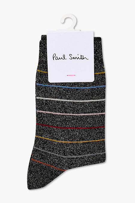 PAUL SMITH 여성 스트라이프 글리터 삭스 | 신세계V