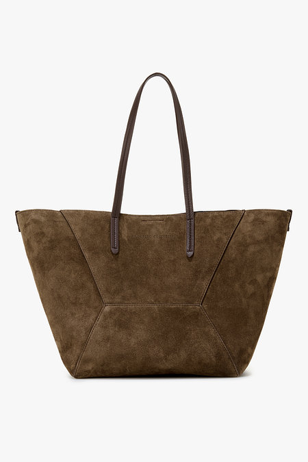 BRUNELLO CUCINELLI 여성 BC DUO 모닐리 스웨이드 스몰 백 | 신세계V