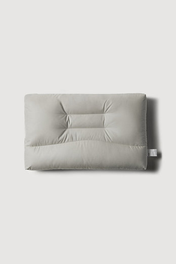 JAJU 순면 통세탁 경추 굽 베개 50x30cm 그레이 | 신세계V