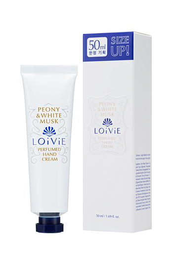 LOIVIE 피오니 앤 화이트 머스크 퍼퓸드 핸드크림 50ml | 신세계V