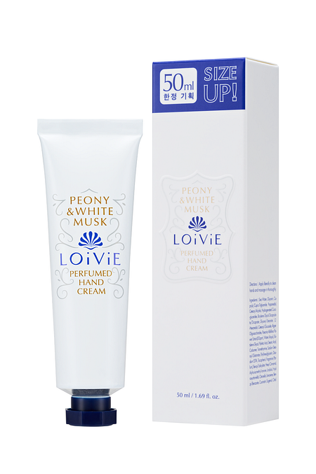 LOIVIE 피오니 앤 화이트 머스크 퍼퓸드 핸드크림 50ml | 신세계V