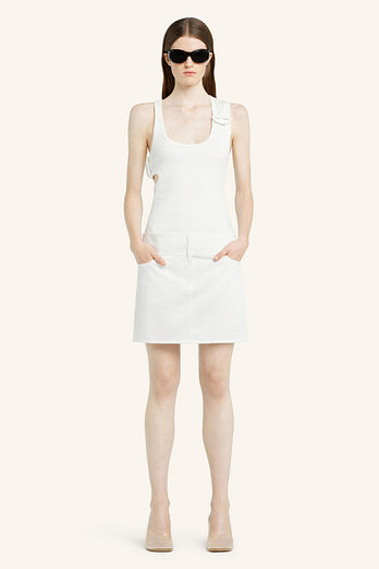 Courreges 더블 버클 90`S 립 탱크탑 | 신세계V