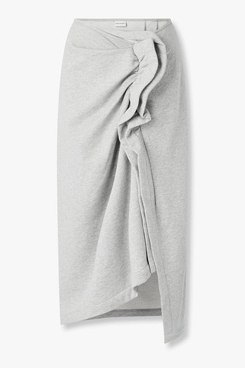 DRIES VAN NOTEN 드레이프 저지 스커트 | 신세계V