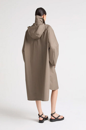 YVES SALOMON [공식] 이브살로몬 케이프 트렌치 코트 | 신세계V