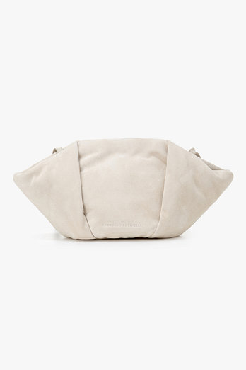 BRUNELLO CUCINELLI 여성 마그네틱 버튼 스웨이드 파우치 | 신세계V