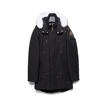 MOOSE KNUCKLES [MOOSE KNUCKLES] 무스너클 남성 화이트 퍼 다운 자켓 MK4661MP-290-BK/NA | 신세계V