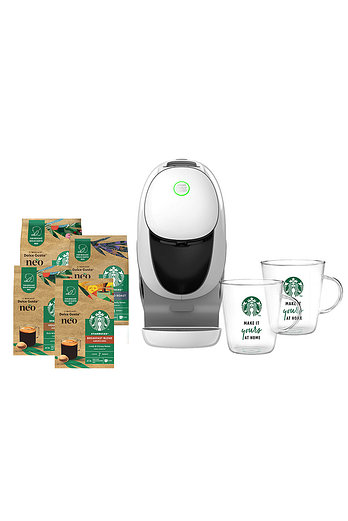 NESCAFE DOLCEGUSTO [캡슐2BOX] 돌체구스토 네오 스타벅스 앳홈 팩 캡슐 커피머신(머그2 + 캡슐2포함) | 신세계V