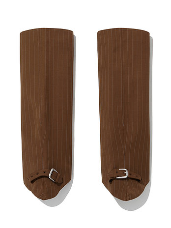 ADEKUVER [JEAN PAUL GAULTIER] 장 폴 고티에 브라운 벨트 디테일 오버슈 차프스  26/01-W-AC064-W054-6056 | 신세계V