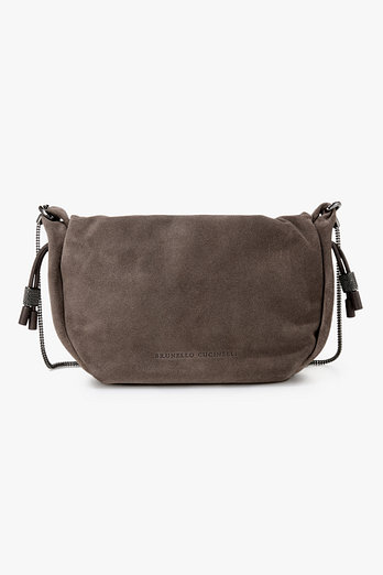 BRUNELLO CUCINELLI 여성 체인 스웨이드 미니 버킷백 | 신세계V