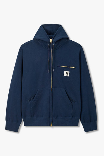 SACAI [CARHARTT WIP] 남성 코튼 저지 후디(네이비) | 신세계V