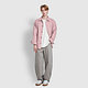 남 커브드 데님 팬츠