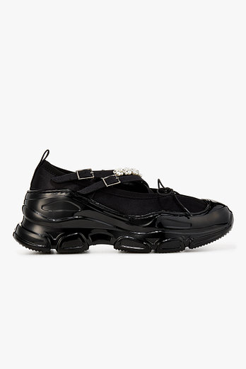 SIMONE ROCHA 엠벨리쉬드 클래식 크리스 크로스 트래커 발레리나 | 신세계V