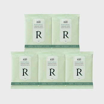 RAEL 라엘 내추럴 청결티슈 5팩 (50매입) | 신세계V