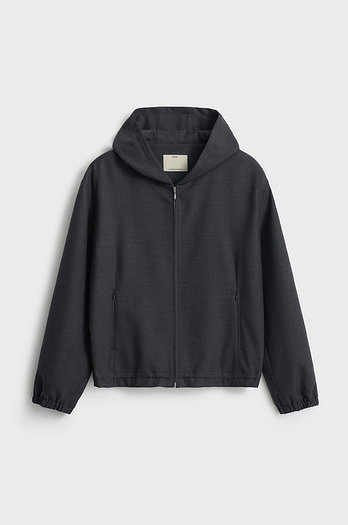 POTTERY Hooded Zip Up Jacket_Dark Gray | 신세계V