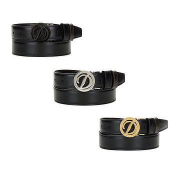 S.T.DUPONT [듀퐁] 벨트 D 로고 라운드 버클 30MM(3종) | 신세계V