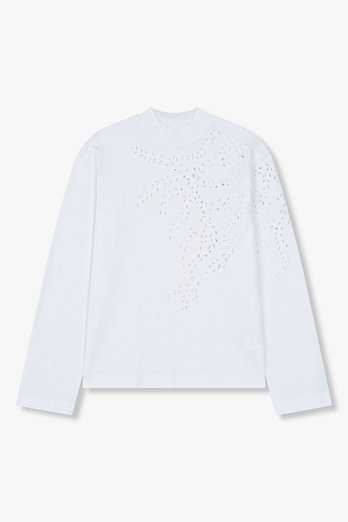 DRIES VAN NOTEN 여성 엠브로이더리 코튼 티셔츠 | 신세계V