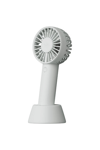 allo 알로코리아 듀얼팬2 휴대용 선풍기 F2A 미니 핸디 핸드 손선풍기 손풍기  라이트그레이 | 신세계V