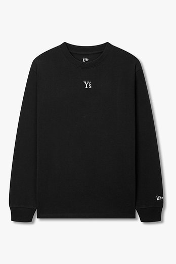 Yohji Yamamoto [Y's]엠브로이더리 롱 슬리브 티셔츠_블랙 | 신세계V
