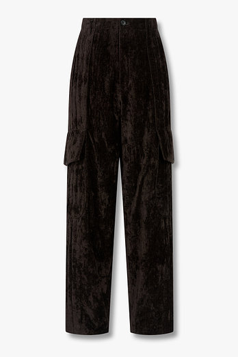 Yohji Yamamoto [HOMME] 벨루어 아웃 포켓 패디드 팬츠 | 신세계V