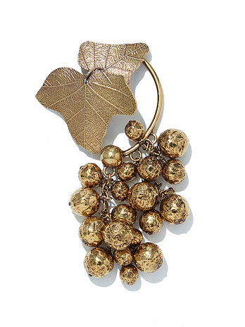 ADEKUVER [JEAN PAUL GAULTIER] 장 폴 고티에 에이지드 골드 그레이프 이어커프 26/01-U-JW067-X053-93 | 신세계V