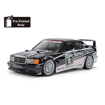 TAMIYA [47525] 1/10 RC Mercedes-Benz 190 E EVO II `91 Painted (TT-02) | 신세계V