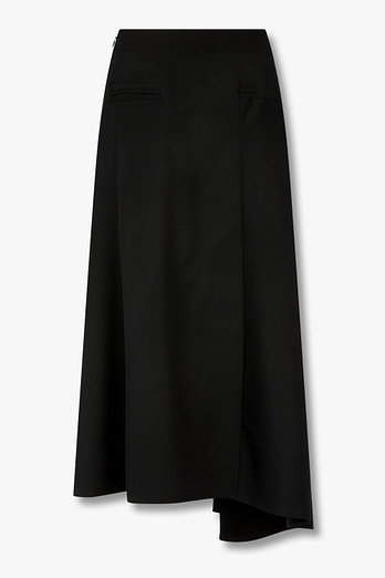 Yohji Yamamoto [FEMME]개버딘 드레이프 스커트 | 신세계V