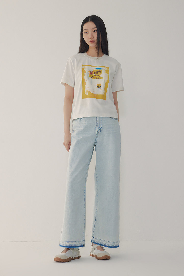 [BASQUIAT] 워터 다이 티셔츠