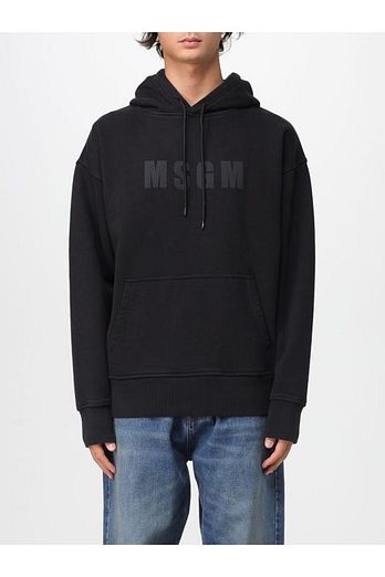 MSGM 25FW 엠에스지엠 후드 티셔츠 3940MM97SE 257586 99 BLACK DOM | 신세계V