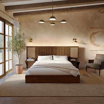 MATERASSO 아만 침대 Q (퀸), 아이리스 매트포함, 미디움타입 | 신세계V