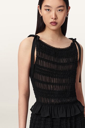 ALLSAINTS 올세인츠 로터스 탑 W096PE-5 | 신세계V