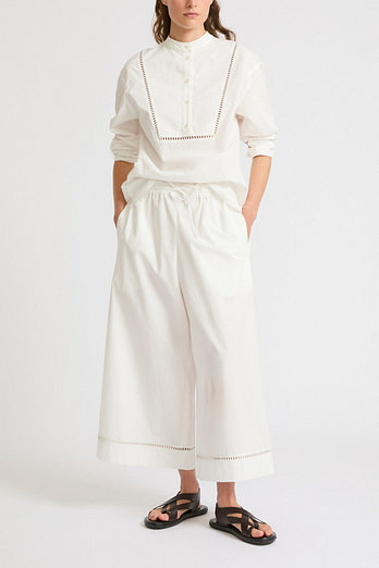 YVES SALOMON [공식] 이브살로몬 팔라쪼 트라우저 팬츠 | 신세계V