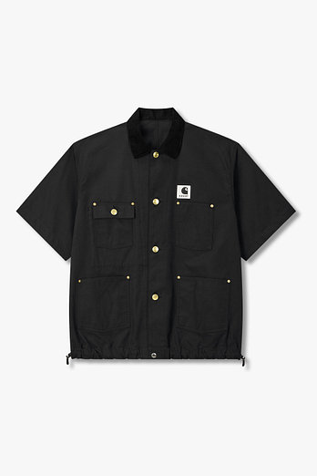SACAI [CARHARTT WIP] 남성 덕 셔츠(블랙) | 신세계V