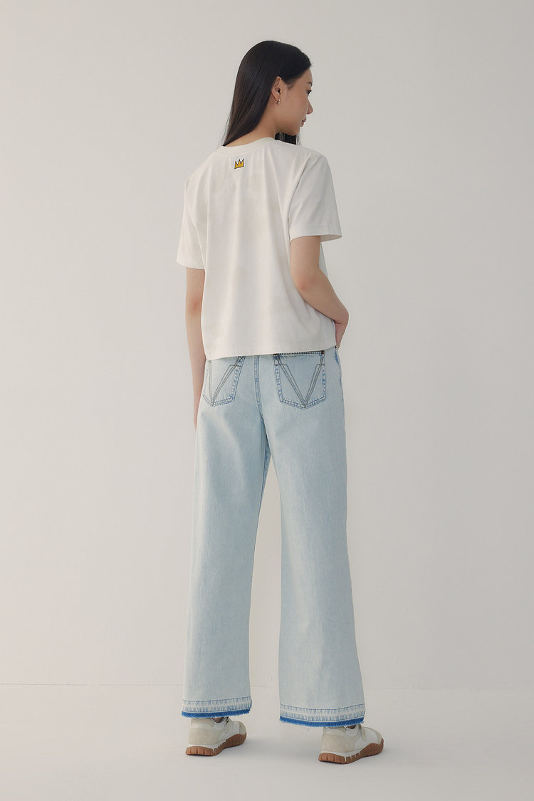 [BASQUIAT] 워터 다이 티셔츠