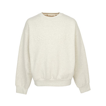 FEAR OF GOD [FEAR OF GOD] 피어오브갓 에센셜 남성 기모 맨투맨 192HO256552F OATMEAL HEATHER | 신세계V
