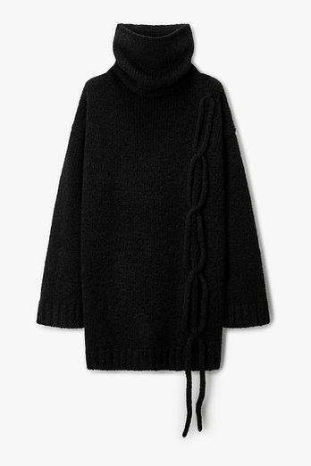 Yohji Yamamoto [FEMME]알파카 블렌드 터틀넥 풀오버 | 신세계V