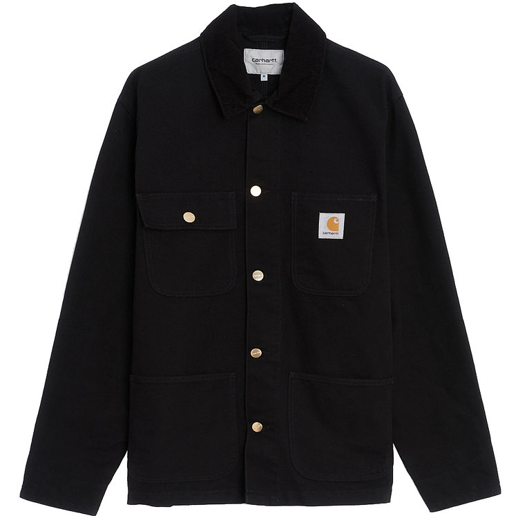 CARHARTT(칼하트) [CARHARTT] 24SS 로고 패치 미시간 자켓 블랙 I031519 00E02 | 신세계V