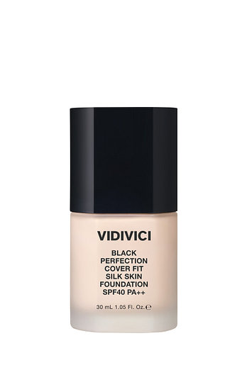VIDIVICI 블랙 퍼펙션 커버 핏 실크 스킨 파운데이션 SPF40 PA++ (21N 아이보리) | 신세계V