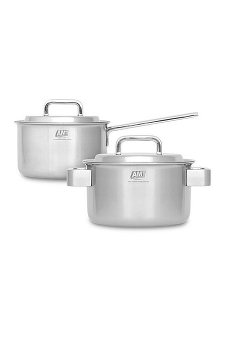 AMT AMT 316Ti 통5중 프로 냄비 2종세트(편수16cm+양수16cm) | 신세계V