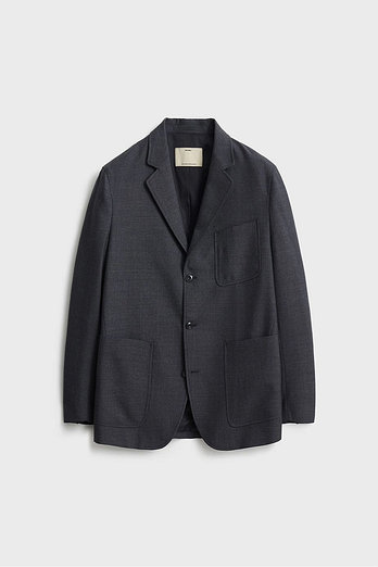 POTTERY Wool Sports Jacket_Dark Gray | 신세계V