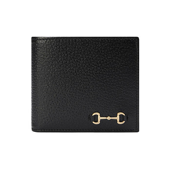 GUCCI [명품] 26SS 금장 홀스빗 코인 반지갑 블랙 700464 DJ20G 1000 50722761 | 신세계V